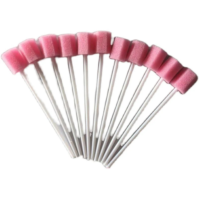 100Pcs Disposable Sponge Stick Multi-function Oral Swabs Single Use Cleaning Accessories Professional Cavity Supply Beauty World Shop