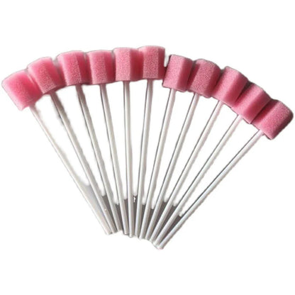 100Pcs Disposable Sponge Stick Multi-function Oral Swabs Single Use Cleaning Accessories Professional Cavity Supply Beauty World Shop