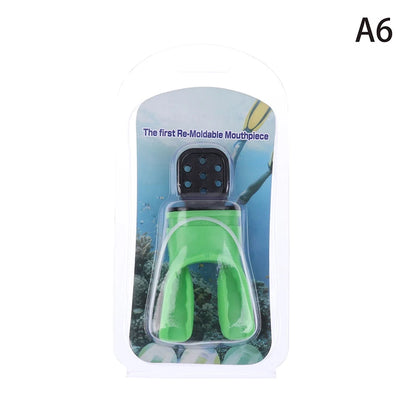 Silicone Snorkel Diving Mouthpiece Scuba Moldable Bite Mouthpiece Regulator Plastic Snorkel Mouthpiece Beauty World Shop