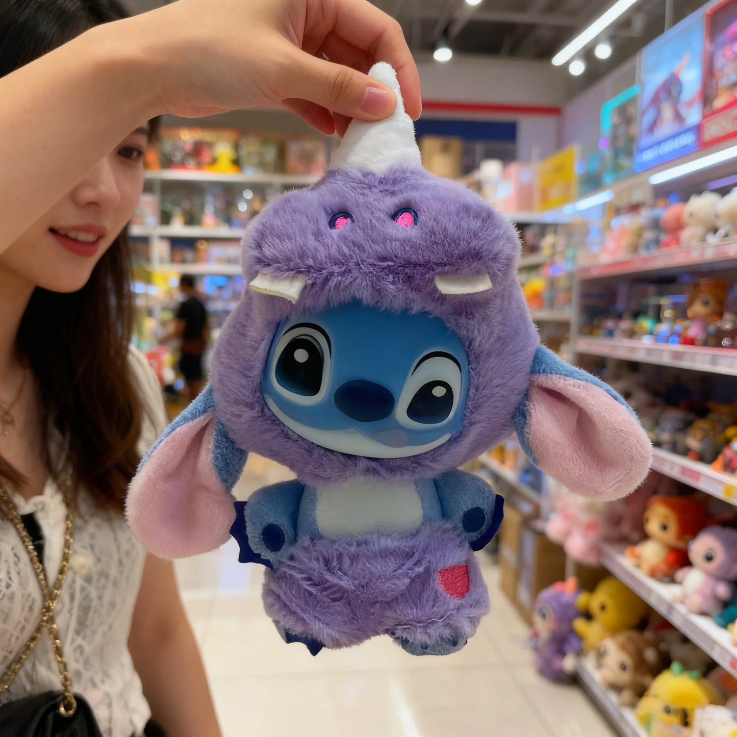 Disney Stitch Wild Animal Series Blind Box Plush Vinyl Toy Cute Doll Replica Mystery Box Bag Pendant Decor New Year Festive Gift Beauty World Shop