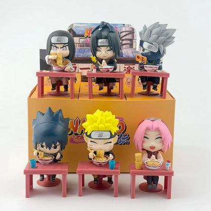2026 In Stock Hot Sale Bandai Naruto Breeze Ramen Lamian Noodles Theme Blind Box Handmade Ornament Gift Naruto Sasuke Model Toys Beauty World Shop