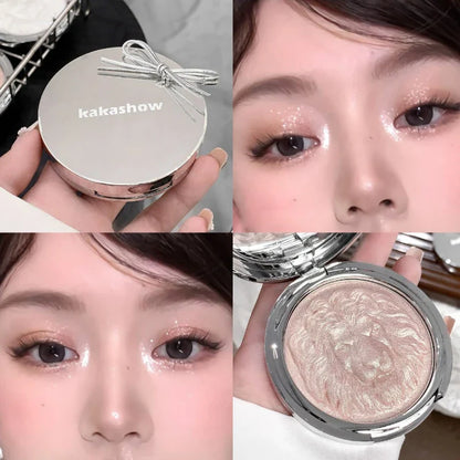 Lion Series high-gloss powder, clear and glittering, fine pearlescent luster, high-end atmosphere, high-gloss paste Beauty Trend Shop