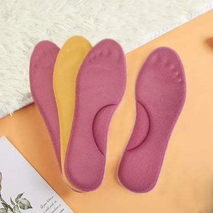 PU Feet Sole Soft Orthopedic Sport Insoles for Breathable Shock Absorption Running Shoes Pad for Men Women Arch Support Insole Beauty World Shop