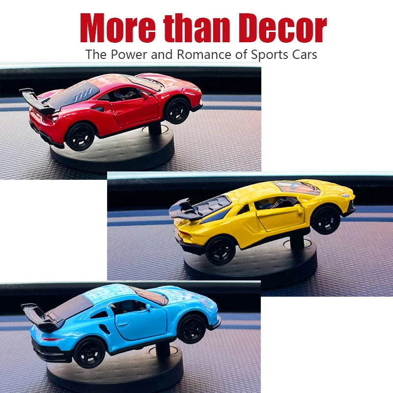Drifting Car Model dashboard Swing Moving cool sports racing ornaments dash interior accessories decor items fun decorations men Beauty World Shop