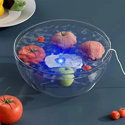 Portable Ultrasonic Vegetable and Fruit Cleaner IPX7 Waterproof Multifunctional Food Washer for Home Kitchen Use Beauty World Shop
