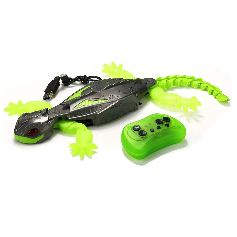 Wall Climbing RC Gecko Toy Electric remote control lizard wall climbing car gecko Animal Car Children's Halloween Toys Beauty World Shop