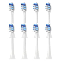 8pcs White