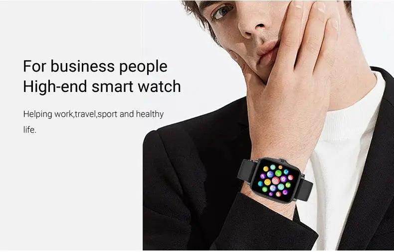 2024 Smart Watch Android Phone 1.44'' Inch Color Screen Bluetooth Call Blood Oxygen/Pressure Monitoring Smart Watch Women Men Beauty World Shop