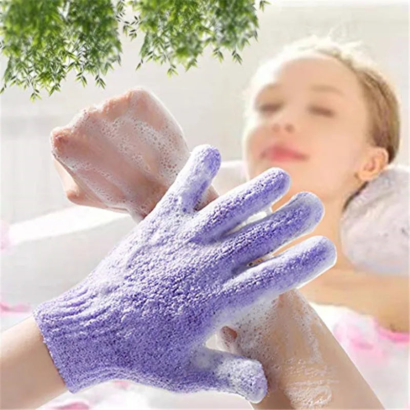 8/12Pcs Bath Glove Exfoliating Wash Skin Spa Massage Shower Scrub Scrubber,Deep Cleansing Bath Scrubber for Smooth Skin-Spa&Mas Beauty World Shop