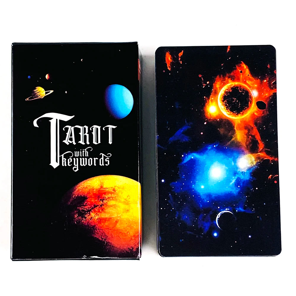 Tarot Cards For Beginners With Meaning On Them, 78pcs-Cards Fortune Telling Game Family Party Entertainment Cards Game Beauty World Shop