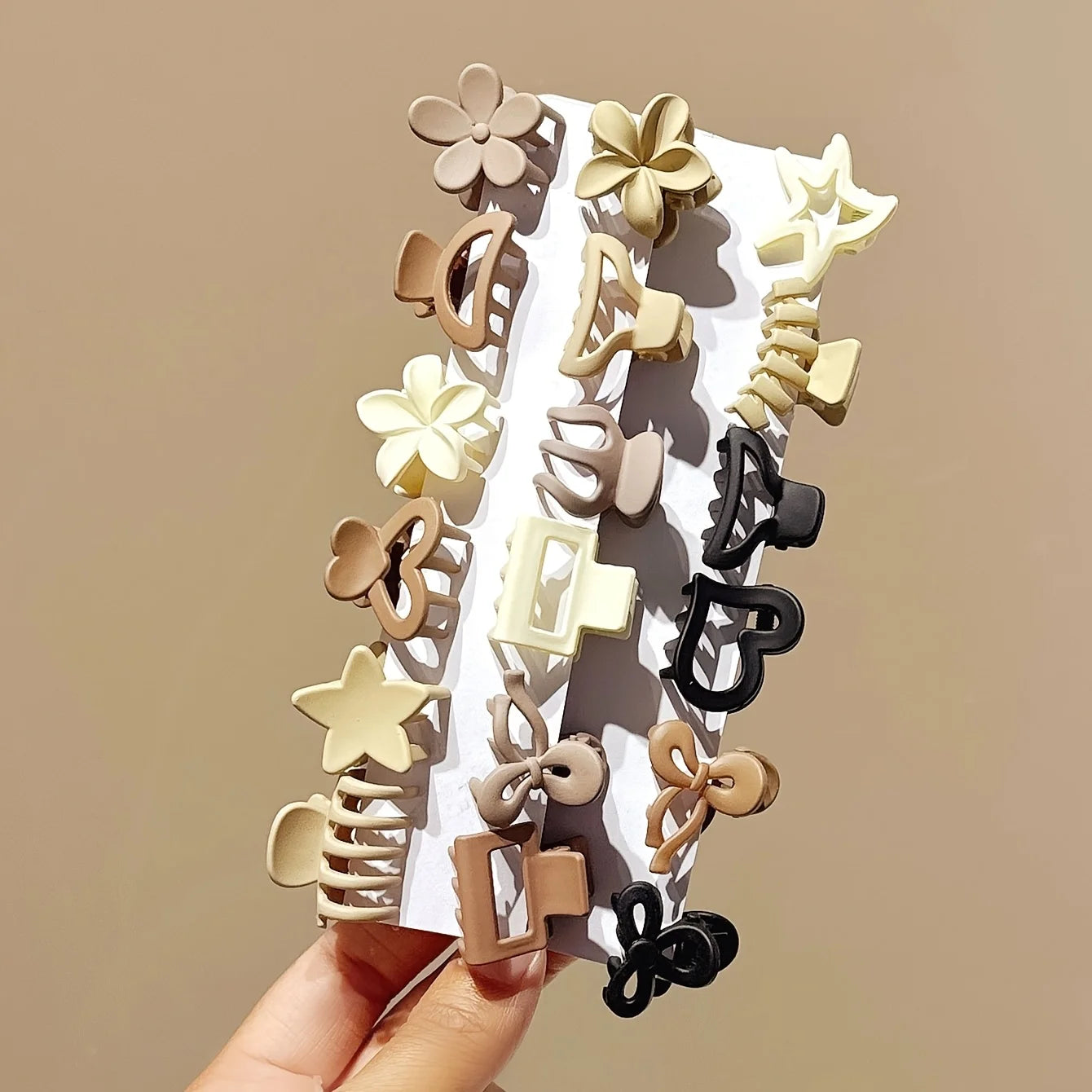 5/10/20/30pcs Beige Mixed Pack Small Clips, Cute Girl Accessories - Perfect for Daily Use, Special Occasions, or Travel Gifts Beauty World Shop