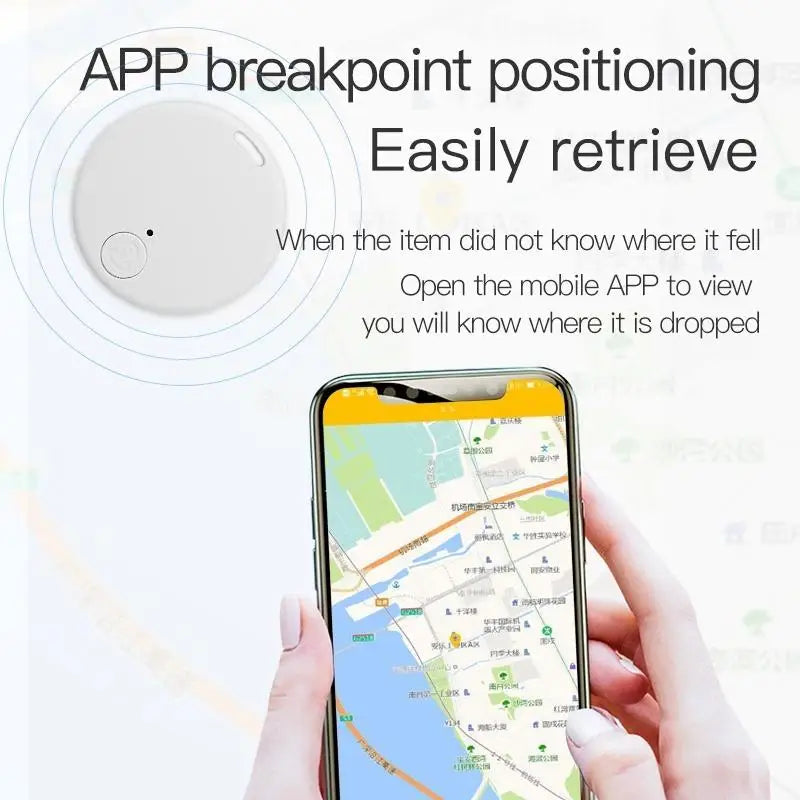 Mini GPS Locator AntiLost Alarm Wallet Keychain Smart Tag Bluetooth-Compatible Tracer Keychain Dog Pet Child Tracker Key Finder Beauty World Shop