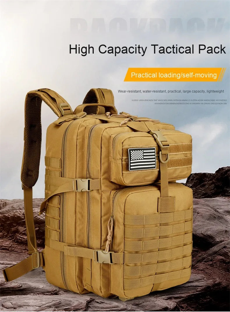 Adjustable Shoulder Straps Hiking Backpack Zipper Closure Travel Sports Camping Mountaineering Cycling Outdoor Unisex Foldable L Beauty World Shop