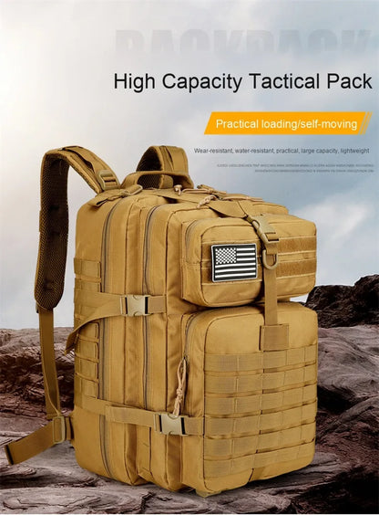 Adjustable Shoulder Straps Hiking Backpack Zipper Closure Travel Sports Camping Mountaineering Cycling Outdoor Unisex Foldable L Beauty World Shop