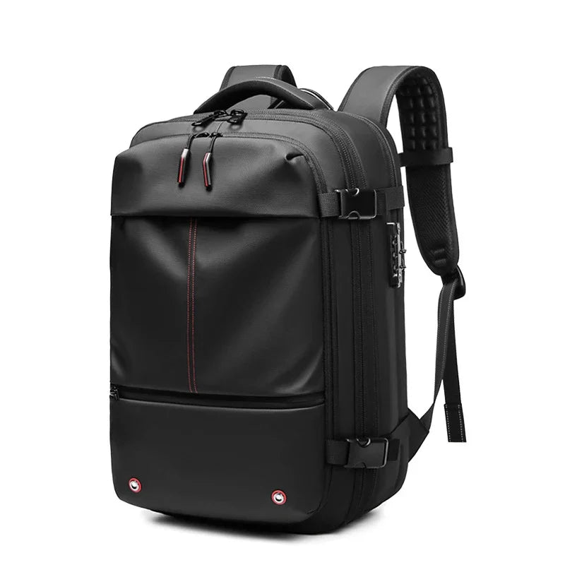 Travel Men 17 Inch Laptop Backpack Vacuum Compression Backpack Business Large Capacity School Backpack Expand Outdoor Backpack Beauty World Shop