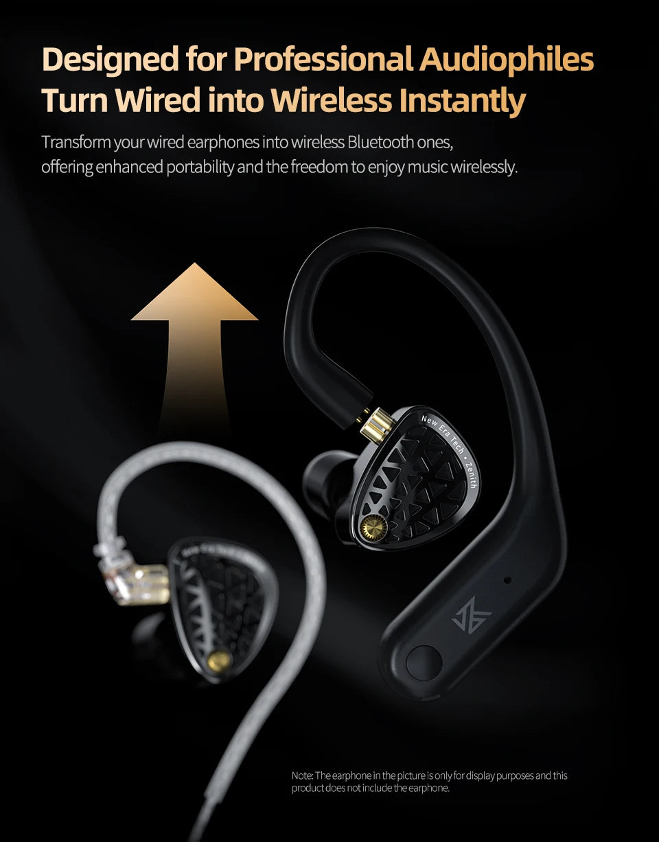 KZ AN01 Wireless Bluetooth 5.4 Cable Ear Hook With Charging Case For KZ Castor PRO PR2 PR3 ZSXPRO ZVXPRO Krila