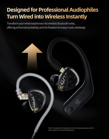 KZ AN01 Wireless Bluetooth 5.4 Cable Ear Hook With Charging Case For KZ Castor PRO PR2 PR3 ZSXPRO ZVXPRO Krila