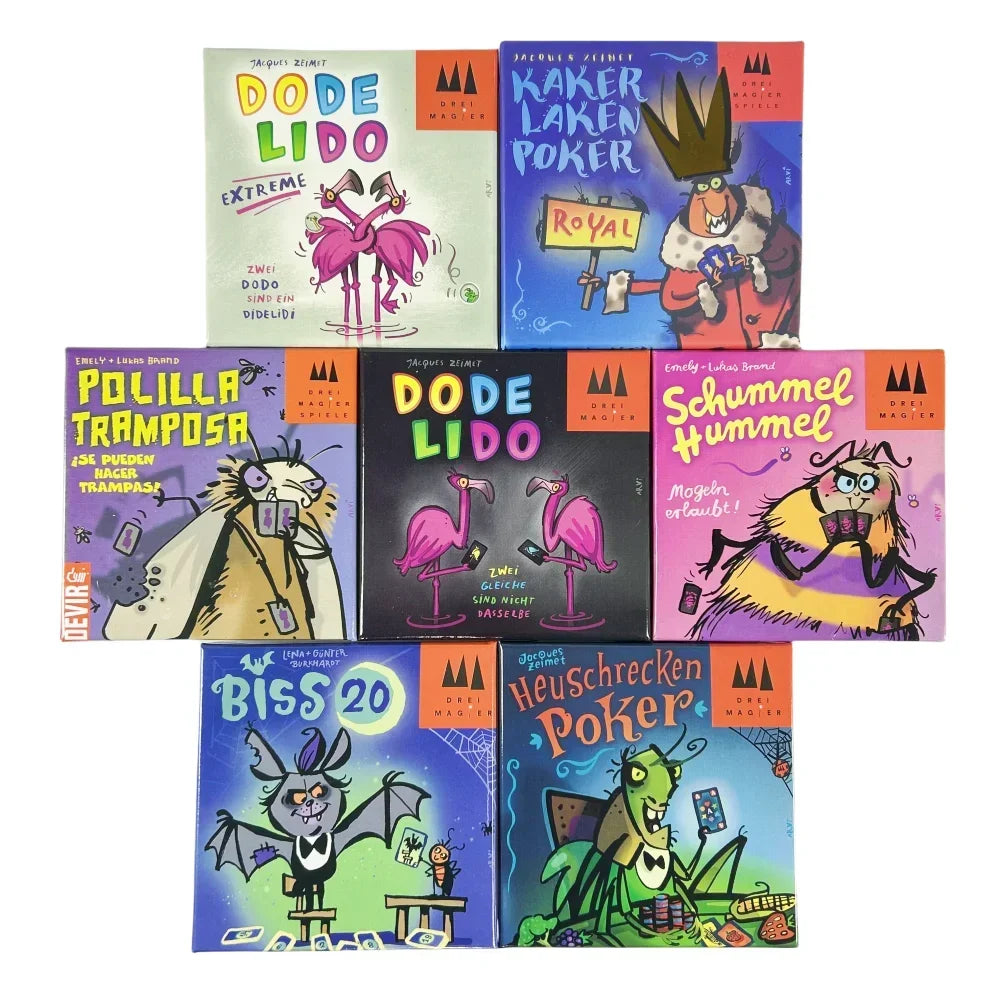 Polilla Tramposa Mogel Motte Kaker Laken Poker Royal Card Game Devir-game Moth Cheate Board Game Deck Beauty World Shop
