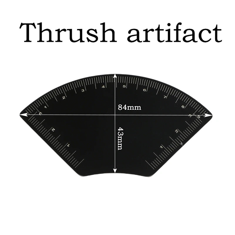 Eyebrow Ruler Microblading Mapping Tool Shaping Permanent Makeup Drawing Guide Ruler Tattoo Aluminum Alloy Fast Drawing Eyebrow Beauty World Shop
