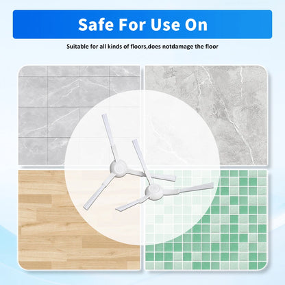 For Xiaomi Side Brush 3C Plus S20 D106 E10C E12 E10 B112 C103 Sweeping Robot Vacuum Cleaner Triangle Side Brush Spare Parts Beauty World Shop