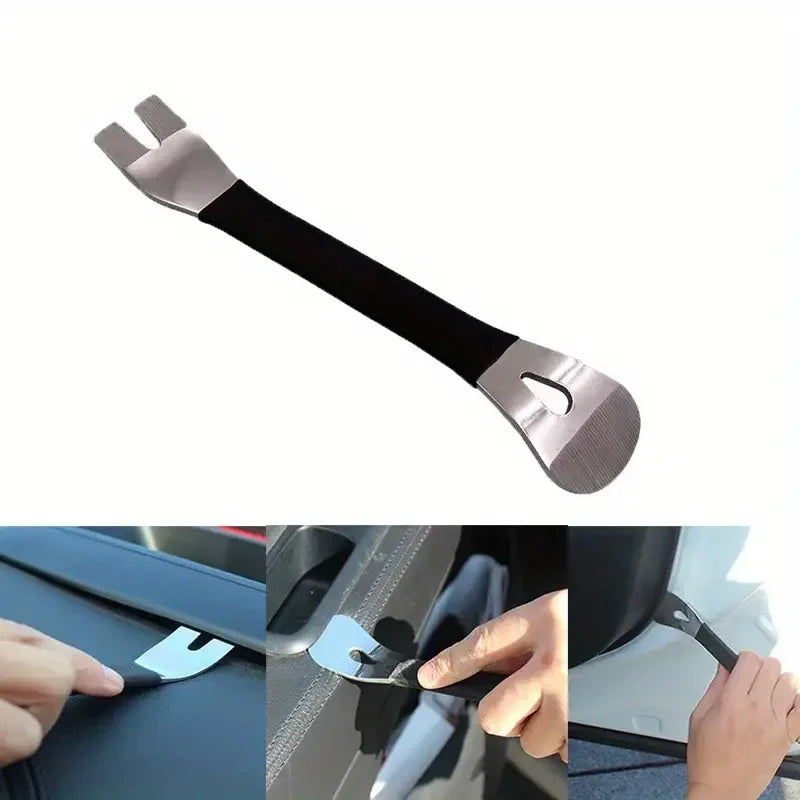 1pc Car Installation Tool For Dismantling Navigation, Sound Insulation, Instrument Panel Foot Pad Trims, Prying Door Panel Drive Beauty World Shop