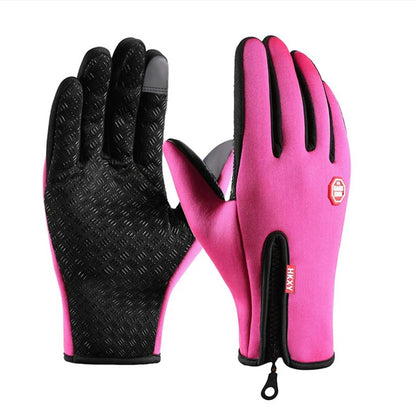Winter Men's And Women's Warm Gloves, Waterproof And Skin Friendly Touch Screen, Suitable For Cycling And Skiing Beauty World Shop