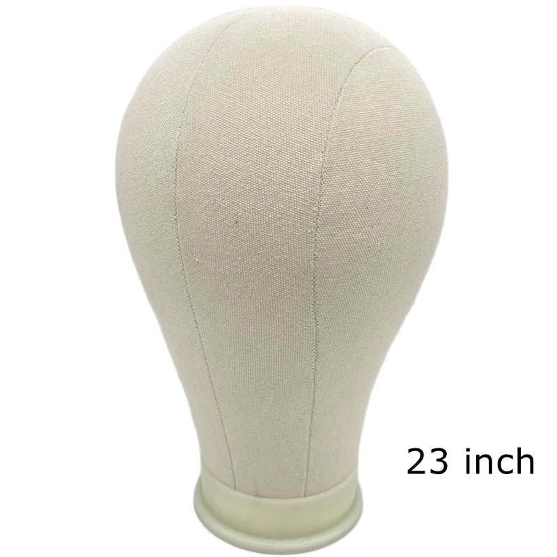 Canvas Block Head Training Mannequin wig Head Display Styling Mannequin Manikin Head Wig Stand wig head Stand Beauty World Shop
