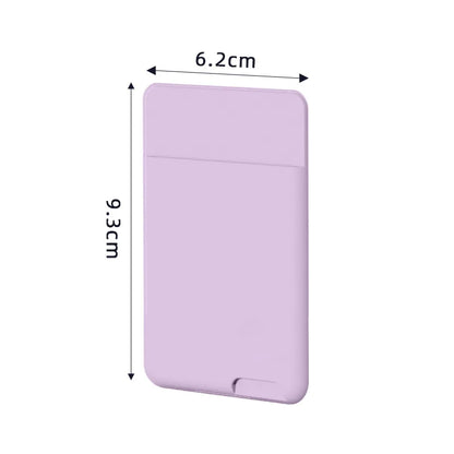 3M Phone Wallet Case Card Holder Self-Adhesive Silicone Pocket Stick ID Bank Credit Card Storage Card Holder Bag Accessory Beauty World Shop