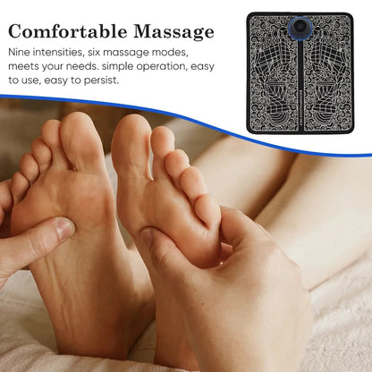Electric Foot Massager Pad Muscle Massage Relaxation Trainer For Massage Fitness Outdoor Sport Home Family Relax Beauty World Shop