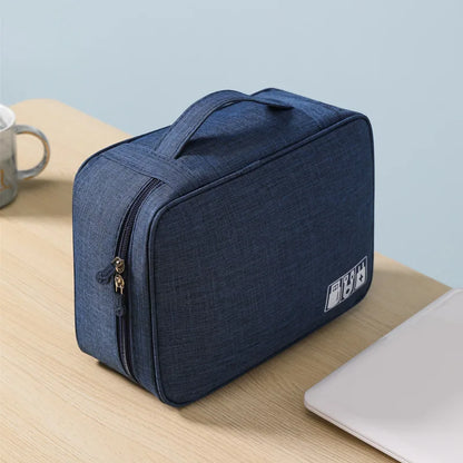 Travel Electronic Digital Storgage Bag Multi-Function Earphone Data Cable Charger Accessory Bag Multi-Layer Power Hard Disk Prot Beauty World Shop