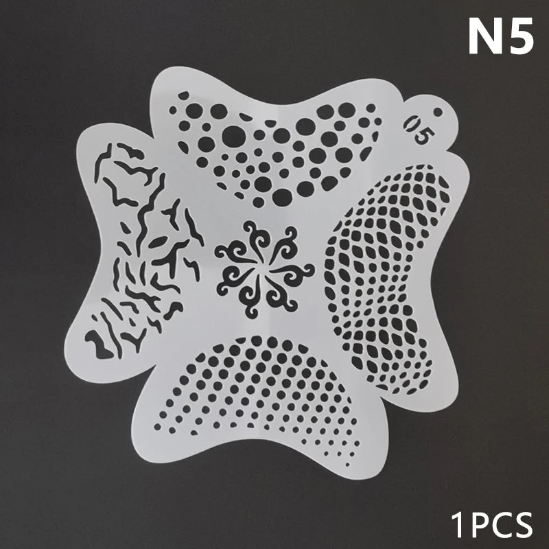 Stencils For Body Painting Face Art Stamps Temporary Tattoos Reusable Stencils Plastics Beauty World Shop