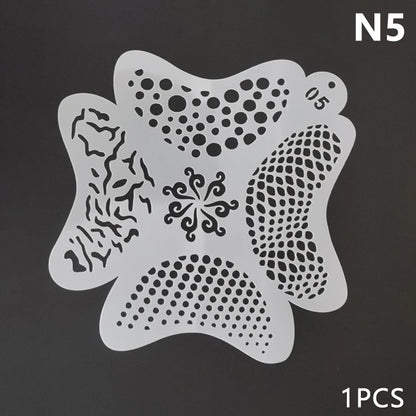 Stencils For Body Painting Face Art Stamps Temporary Tattoos Reusable Stencils Plastics Beauty World Shop
