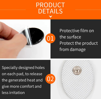 30/50/100pcs Electrode Pads Low Frequency Massager EMS Tens Machine Digital Massager Tools Beauty World Shop