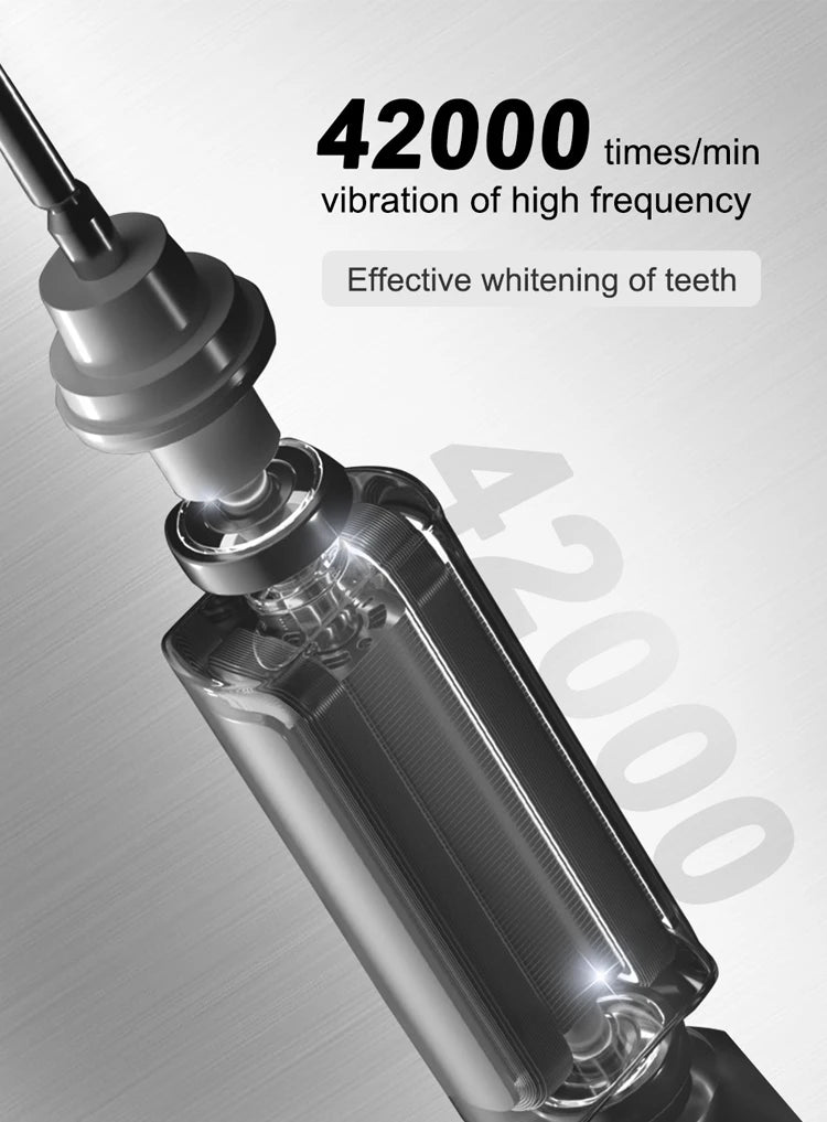 Sonic Electric Toothbrush Smart Ultrasonic Dental Teeth Whitening Rechargeable Adult Tooth Brush Sarmocare S100 With8 Brush Head Beauty World Shop