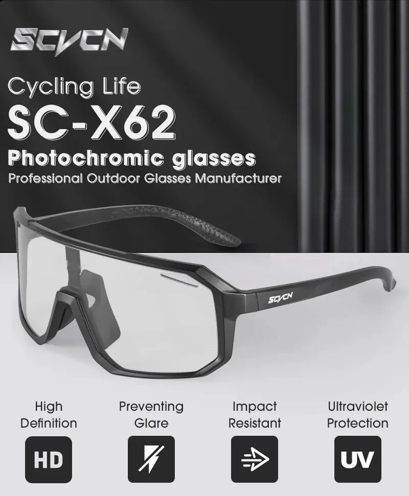 Cycling Glasses Photochromic Sunglasses Men Women Mountain Bike Road Eyewear New Bicycle Riding Outdoor Sports Hiking Goggles Beauty World Shop