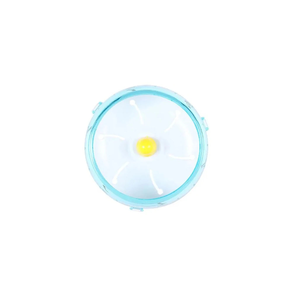 Hamster Wheel Running Disc Toy Sport Running Silent Transparent Small Pet Rotatory Jogging Wheel Toys Pet Hamster Cage Supplies Beauty World Shop