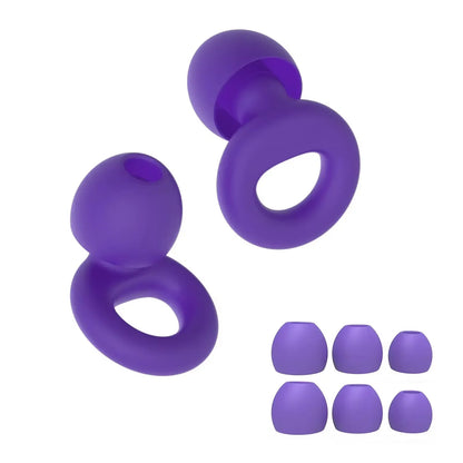 Silicone Earplugs for Swimming Sleep Noise Cancel Noise Reduction-Soundproof Reduce Disturbances -Quality loop Earplugs Beauty World Shop