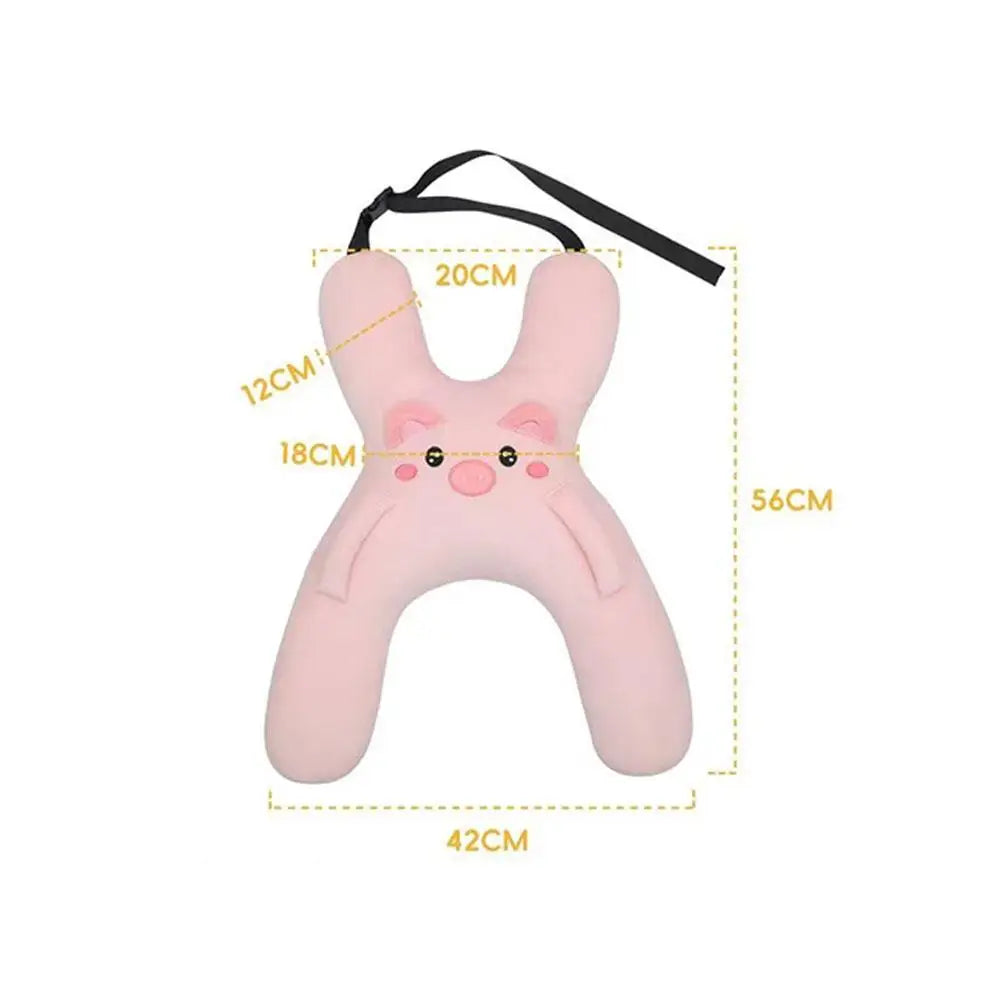1Set Car Cute Cartoon Pillow Car Mounted Child Sleeping Pillow Car Removable Comfortable Breathable Headrest Lumbar Support Beauty Trend Shop