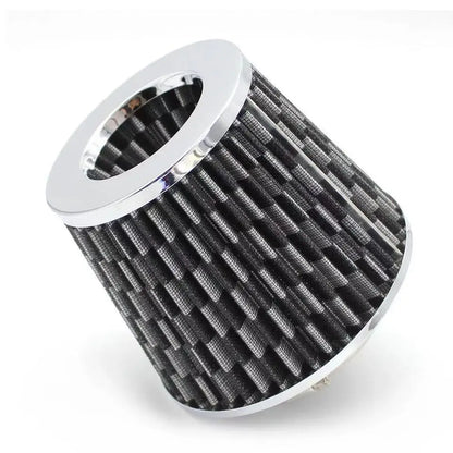 76MM 3 Inch Car Air Filters Vent Filter High Flow Intake Kit Mesh Cone Engine Protector Replacement Auto Accessories Universal Beauty World Shop