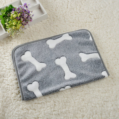 Soft Cozy Dog Bed Mat For Small Large Dogs Bone Star Avocado Print Warm Mattress Pet Cat Sleeping Blanket Puppy Travel Supplies Beauty World Shop