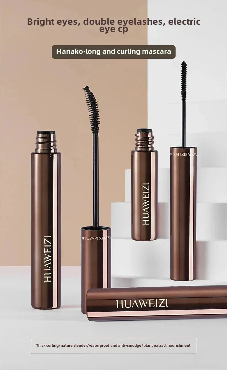 Waterproof 4D Mascara Thick Long Smudge-proof Plump Encrypted Long-lasting Curling Large Eye Makeup Makeup Tools Beauty Trend Shop