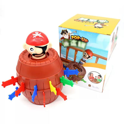 Pirate Bucket - Mr. Sword Bucket - Interactive Board Game, Mock and Trick Game - Trick Pirate Bucket, New and Unique Trick Game Beauty World Shop