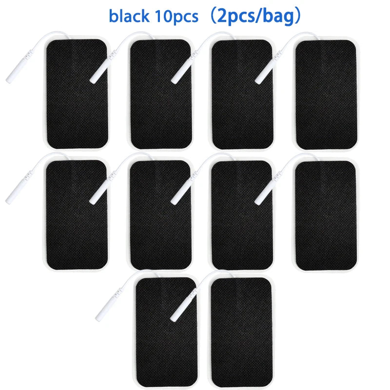 Self Adhesive Reusable Electrode Patches, Non-woven Fabric Electrode Pads, TENS Unit, EMS Muscle Stimulator, Replacement Sticker Beauty World Shop