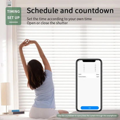 Tuya Wifi Smart Curtain Switch Controllers Blind Rolling Shutter RF 433MHz Smart Life APP Remote Voice Control Alexa Google Home Beauty World Shop