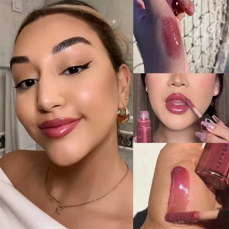 Fashion Fenty Beauty Lip Glaze Moisten Shine Glitter Lip Plumper Makeup For Beginner Liquid Lipstick Female Makeup Cosmetics Beauty World Shop
