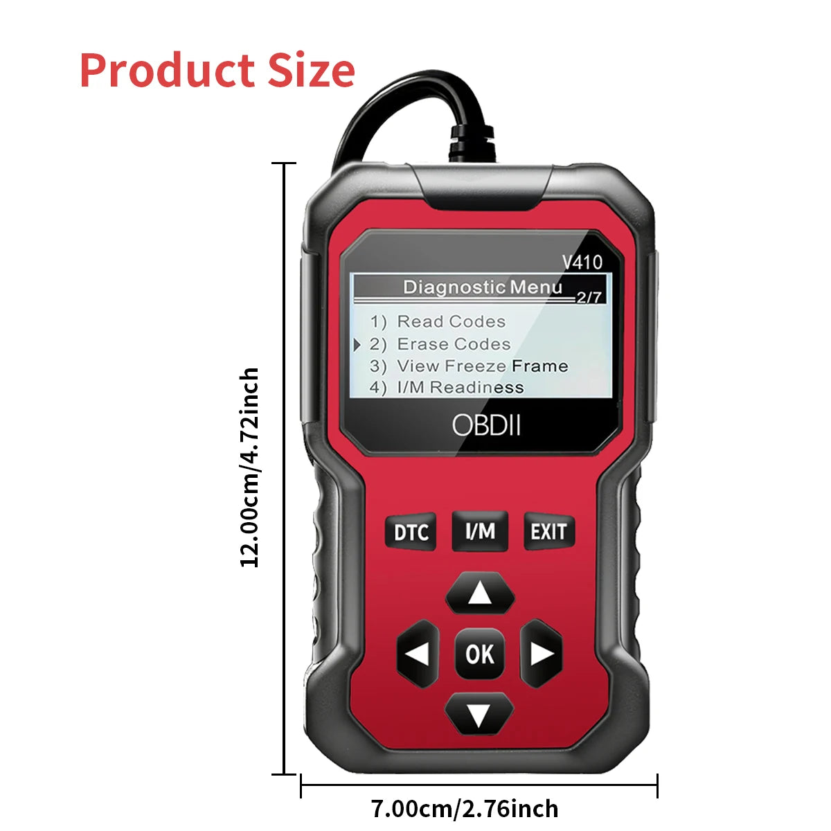 Car Obd2 Scanner Diagnostic Tool Code Reader Engine Fault Code Reader Scanner Can Diagnose All Obd Ii Protocol Cars since 1996 Beauty World Shop