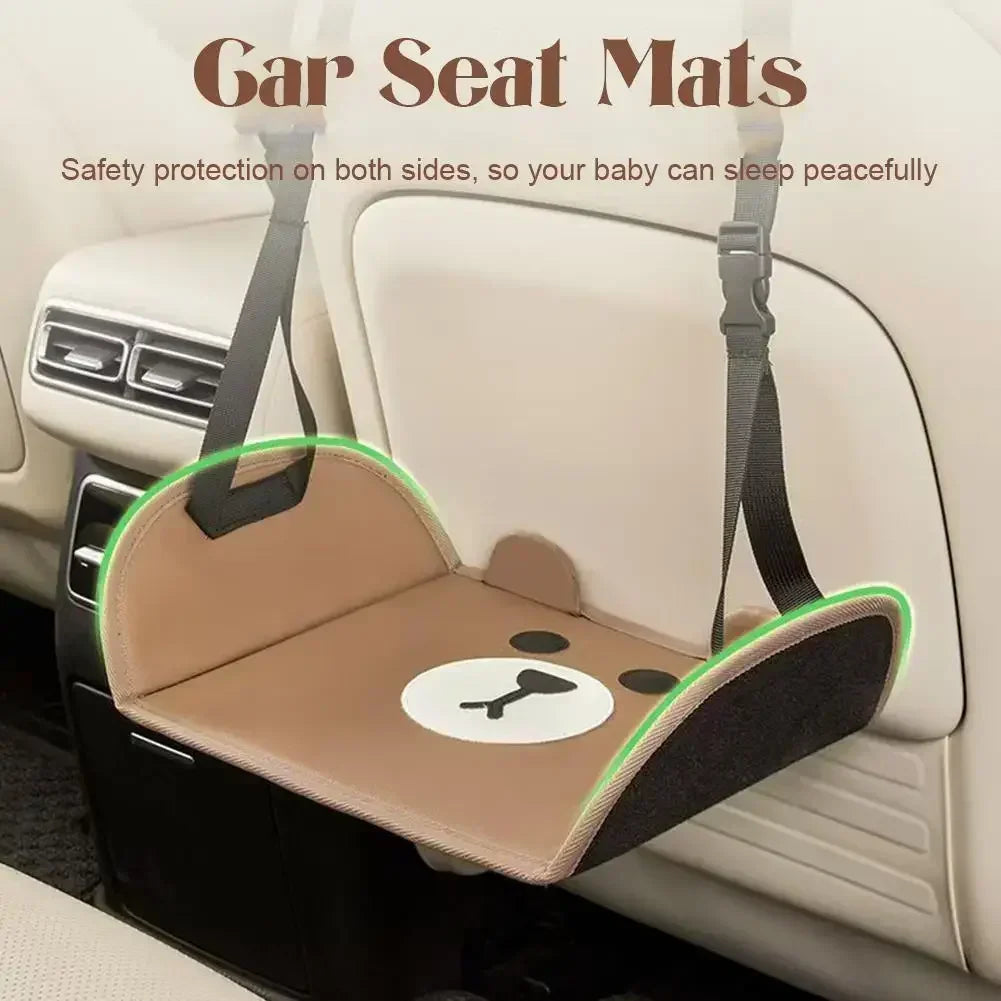 Portable Car Rear Seat Foot Hammock – Adjustable Hanging Footrest for Travel, Office & Car Interior Comfort Beauty World Shop