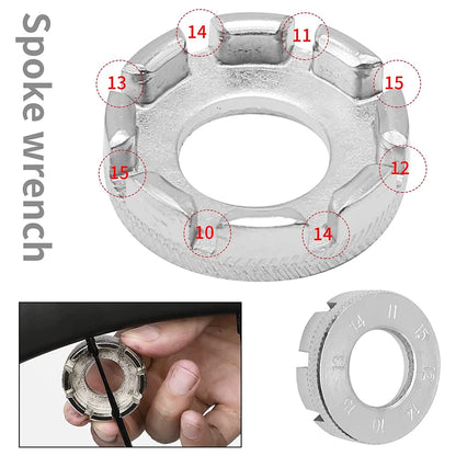 1PC Bicycle Spoke Wrench Tools Road Bike Spokes Key Cycling Tools Steel Wheels Tool MTB Bicycle Repair Remover Bike Accessories Beauty World Shop