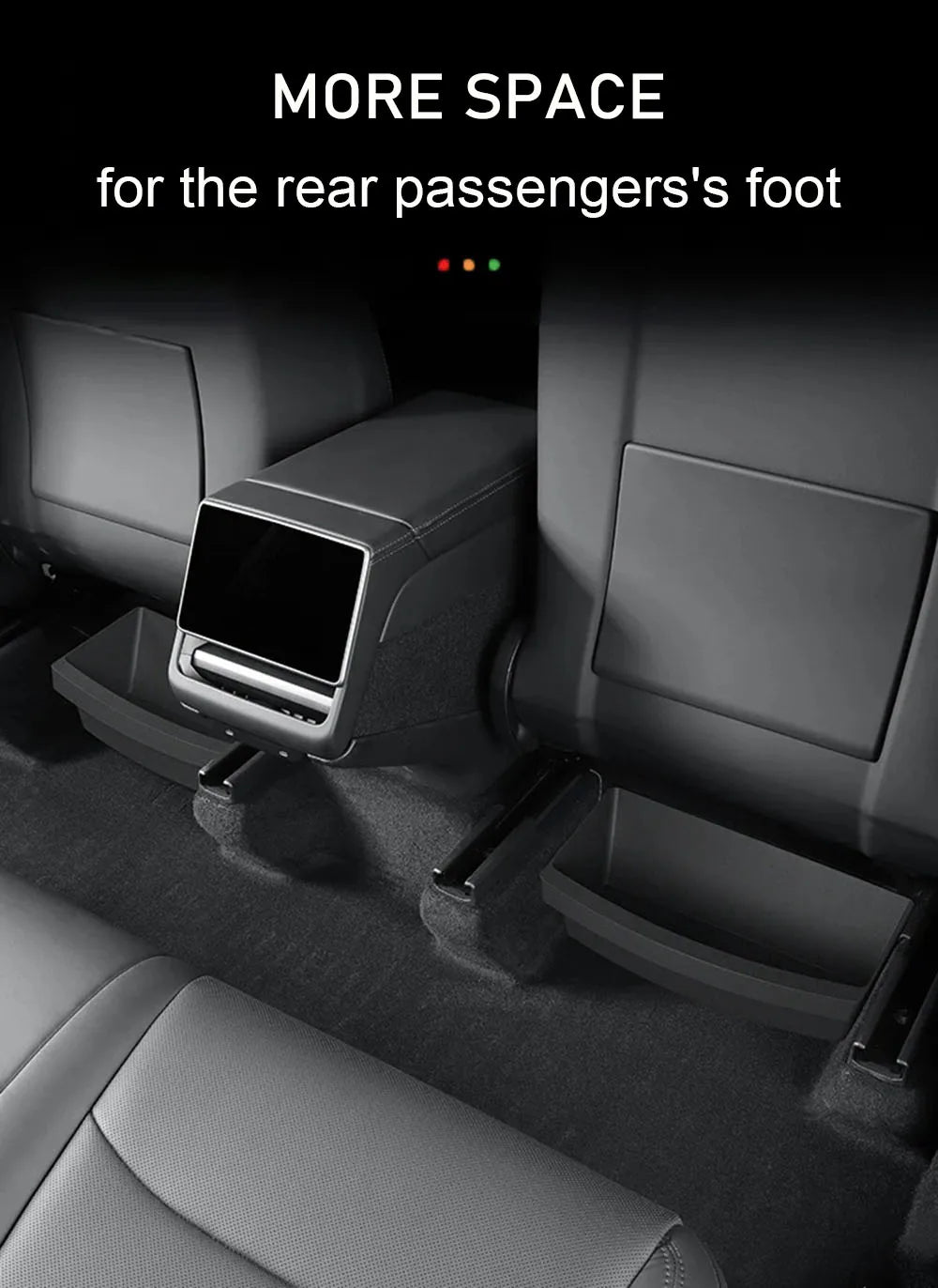 For Tesla New Model Y 2025 Juniper Launch Under Seat Storage Box Case Car Seat Organizer Vehicle Underseat Drawer Tray Accessory Beauty World Shop