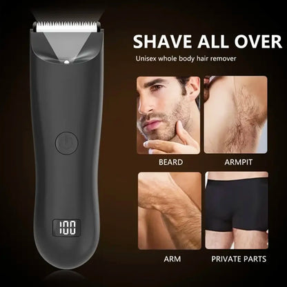 2026 Men's Body Trimmer, Electric Razor, Pubic and Underarm Hair Private Hair Trimmer, Ceramic Blade Men's Grooming Kit Beauty World Shop
